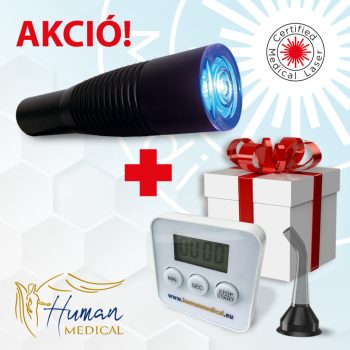   Safe Laser 580 Duo (Állatgyógyászati) Lágylézer készülék + AJÁNDÉK Száloptika + Időmérő + Szakértői konzultáció + Ingyenes szállítás